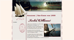 Desktop Screenshot of amazone-segeln.de